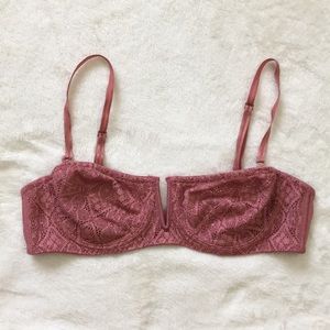 Free people lacy red bra 34B